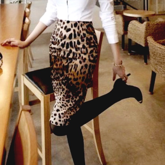 Dolce & Gabbana Dresses & Skirts - Dolce & Gabbana (D&G) Leopard Pencil Skirt